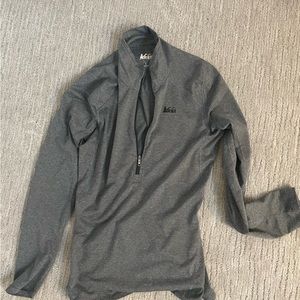 REI long sleeve quarter zip pullover